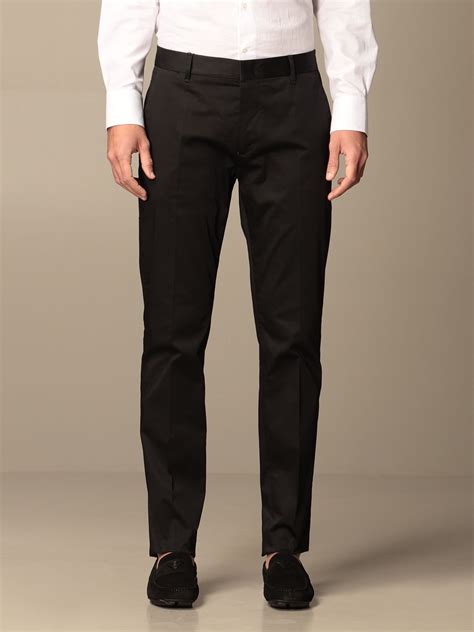 armani cotton chino pants